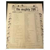 VTG 60s KTHT 790 Hit  Parader Chart May 3 1060