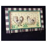 Home Decor Farmhouse Chicken Key Holder