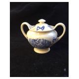 VTG Country Kitchen Blue Sugar Bowl