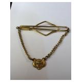 VTG  Goldtone Men's Tie Bar