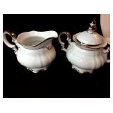 Hutschenreuther Revere Platinum Creamer & Sugar