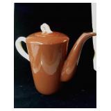 VTG Homer Laughlin Suntone Coffee Pot w/Lid