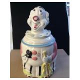 VTG Vcagco Ceramic Clown Cookie Jar