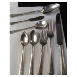 1835 R Wallace Silver Plate Silverware  42 Pieces