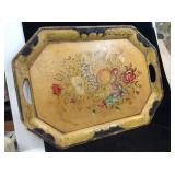 VTG ISCO Hand Painted TRAY