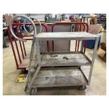 Rol-Away - rolling shop cart w/ ladder