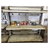Shop work bench w/ electrical outlets