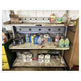Shop work bench w/ electrical outlets