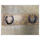 Horseshoe coat rack - 24' X 7'