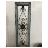 Iron wall art - 35.25' X 11.75'