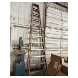 12ft Louisville commercial fiberglass ladder