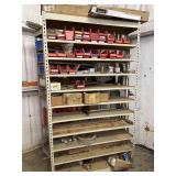 Shelf 4' X 1' X 7' & contents