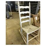 Small white rocker