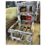 Rough wood chair frame