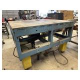 Heavy Duty shop table w/ elctrical plug & air hose