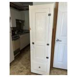 White rolling cabinet - 20' X 15' X 68'