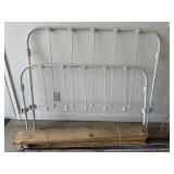 Antique rod iron full size bed
