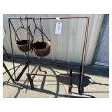 AntiqueAntique Campfire Cooking Set