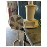 Oscolating fan, microwave, & ice cream maker
