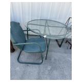 Patio table & chair
