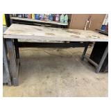 Work table 72' X 30' X 34.5'