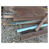 Misc. scrap metal, pipe, & angle