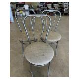 3 - mid-century dining chairs