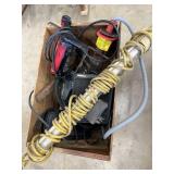 Crate of misc. tools & lights