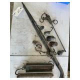 Vintage balance beam & scales