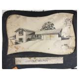 Vintage Architectural Sketch - 24' X 18'