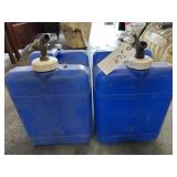 2 potable water jugs