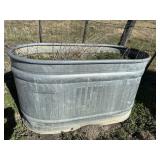 Galvanized tank / planter - 43' X 24' X 24'