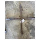 Heavy duty 4 way lug wrench