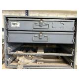 Blue tool organizer w/ contents