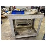 Utility cart w/ contents - 34' X 17' X 32'