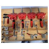 4 Bessey Corner Clamps & Misc. Clamps