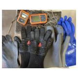BBQ Gloves & Electric Meat Thermometer