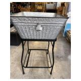Galvanized Beverage Tub w/ Stand