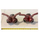 2 Wye Valves