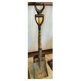 4 Short Handled Square Point Shovels