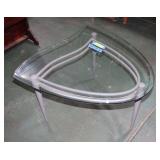 Glass Top Side Table
