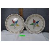 Eastern Star 23K Gold 2 Pcs