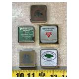5 Vintage Adertising Tape Measures