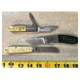 3 Folding Knives