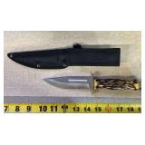 Uncle Henry Fixed Blade Knife w/Sheath