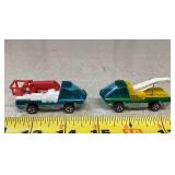 2 Red Line Hot Wheels Trucks
