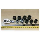 Par-X 3/4 Socket Wrench and Socket Assortment