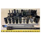 Socket Wrenches and Socket Assortment
