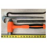 Snap-On Dead Blow Hammer and Pry Bars
