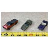 3 Red Line Hot Wheels Cars